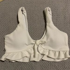 SHEIN- Women’s White Bikini Top and Bottom